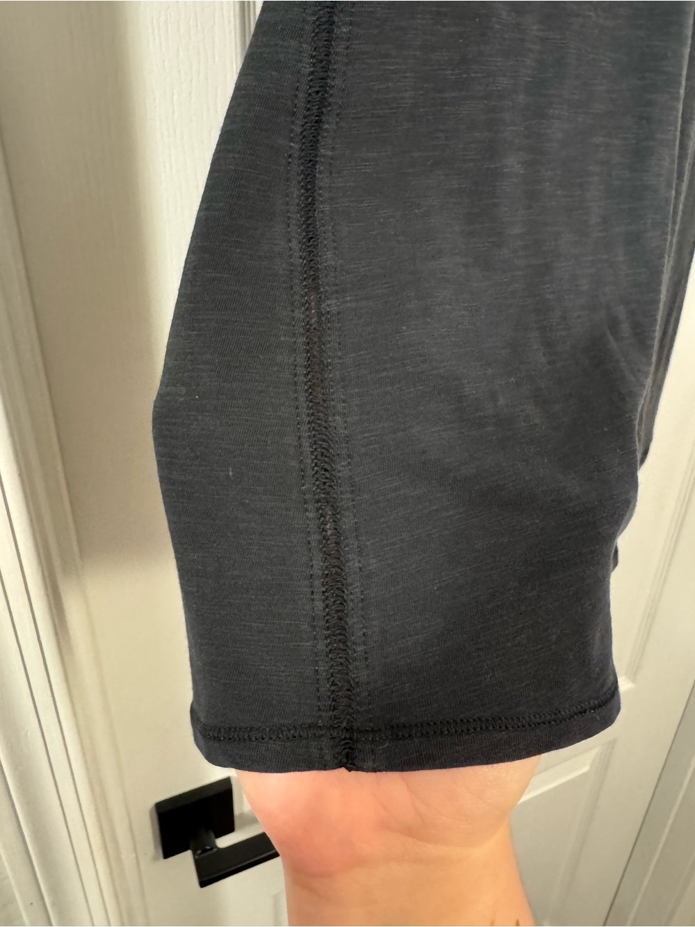 Lululemon Athletica Black Heathered Racerback Tank with Mesh Details - Picture 5 of 11